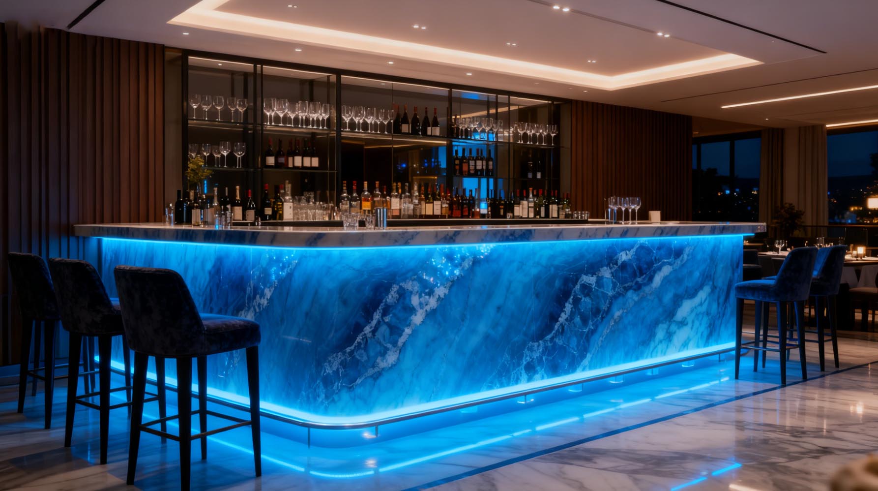 Blue Marble 10 Marble Colors That Instantly Upgrade Your Living Room Interior Design