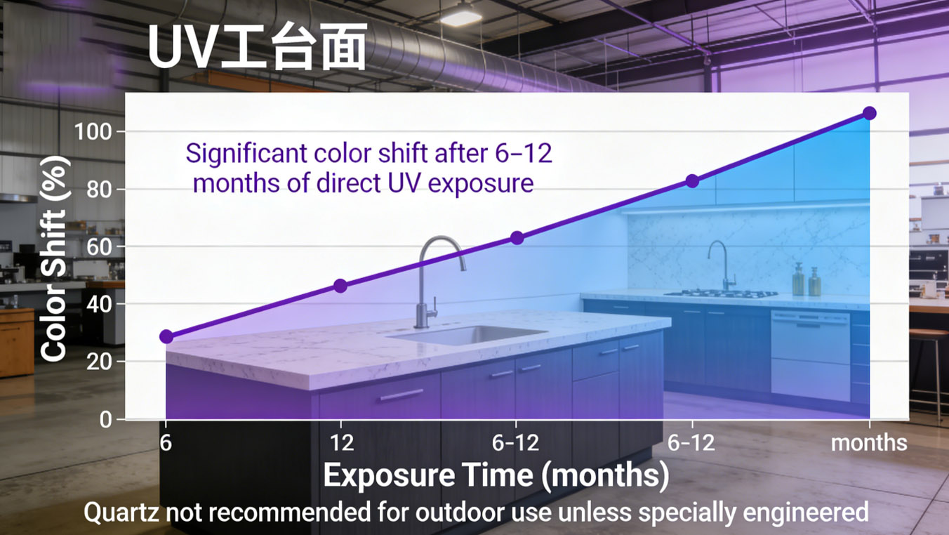 What Can Damage Quartz Countertops? Common Risks and Prevention Tips 5 UV Exposure Outdoor or High-Sunlight Areas