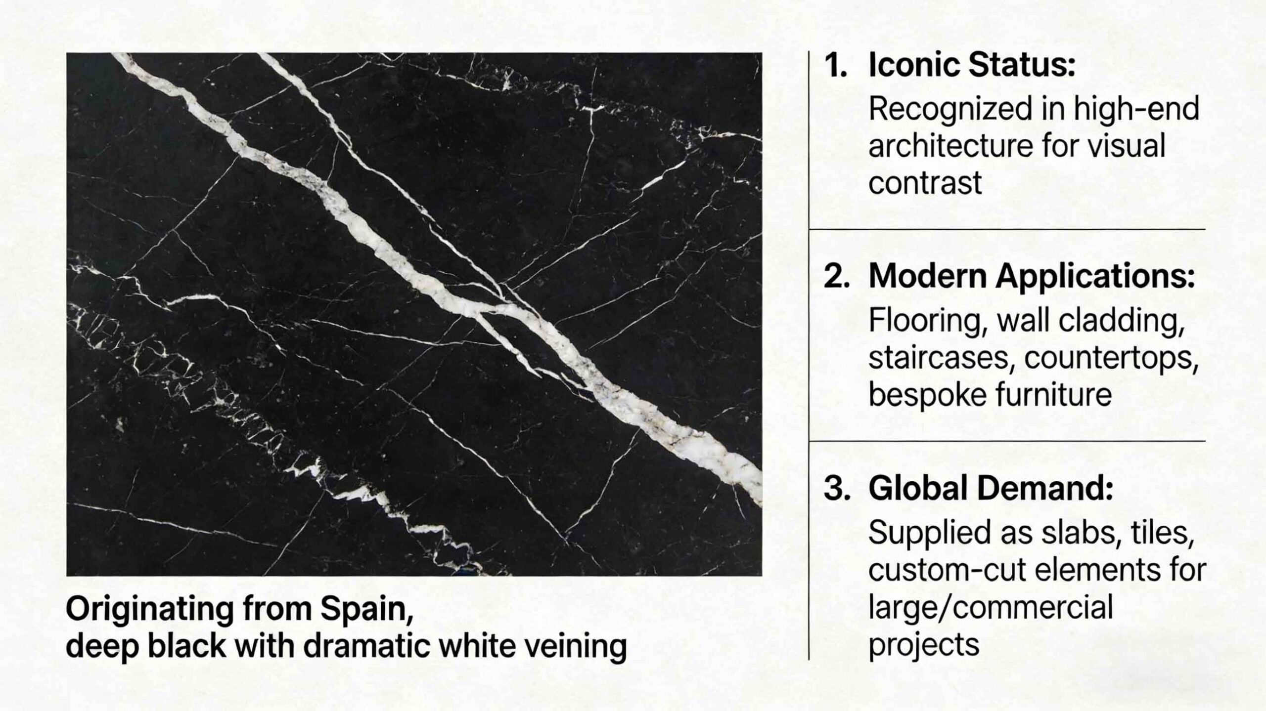 Why Black Marquina Marble Continues to Define Luxury Spaces