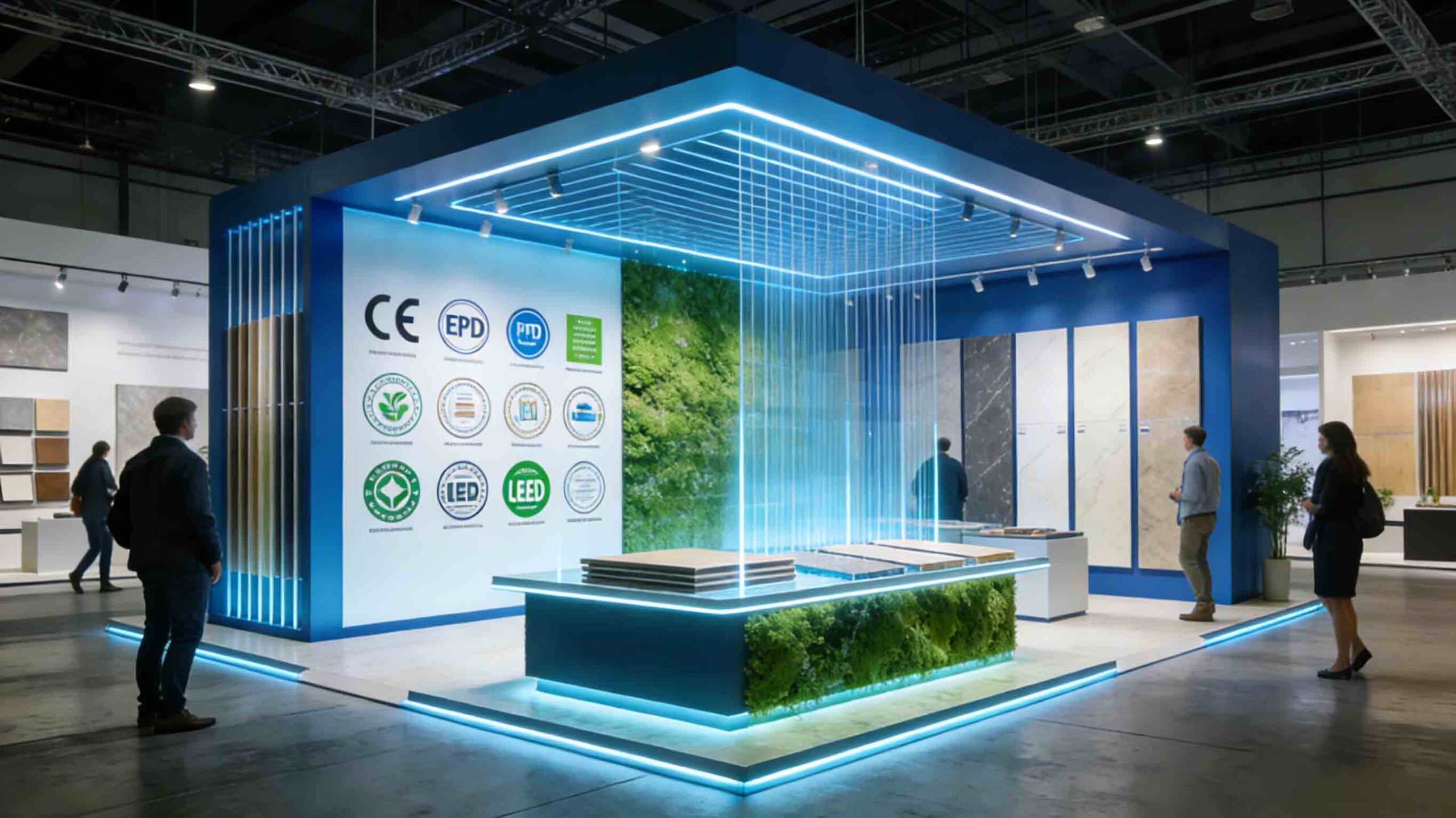 Cersaie 2025 ceramics exhibition highlighting sustainable materials, energy-efficient production, and green manufacturing technologies in Bologna