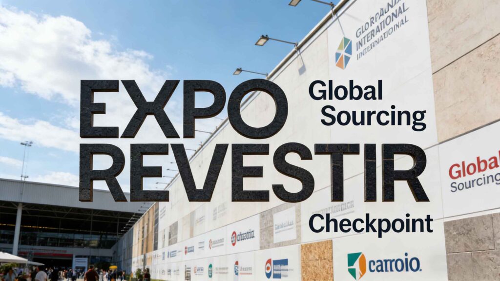 International stone industry trade fair where buyers and suppliers evaluate marble and natural stone slabs for global sourcing decisions