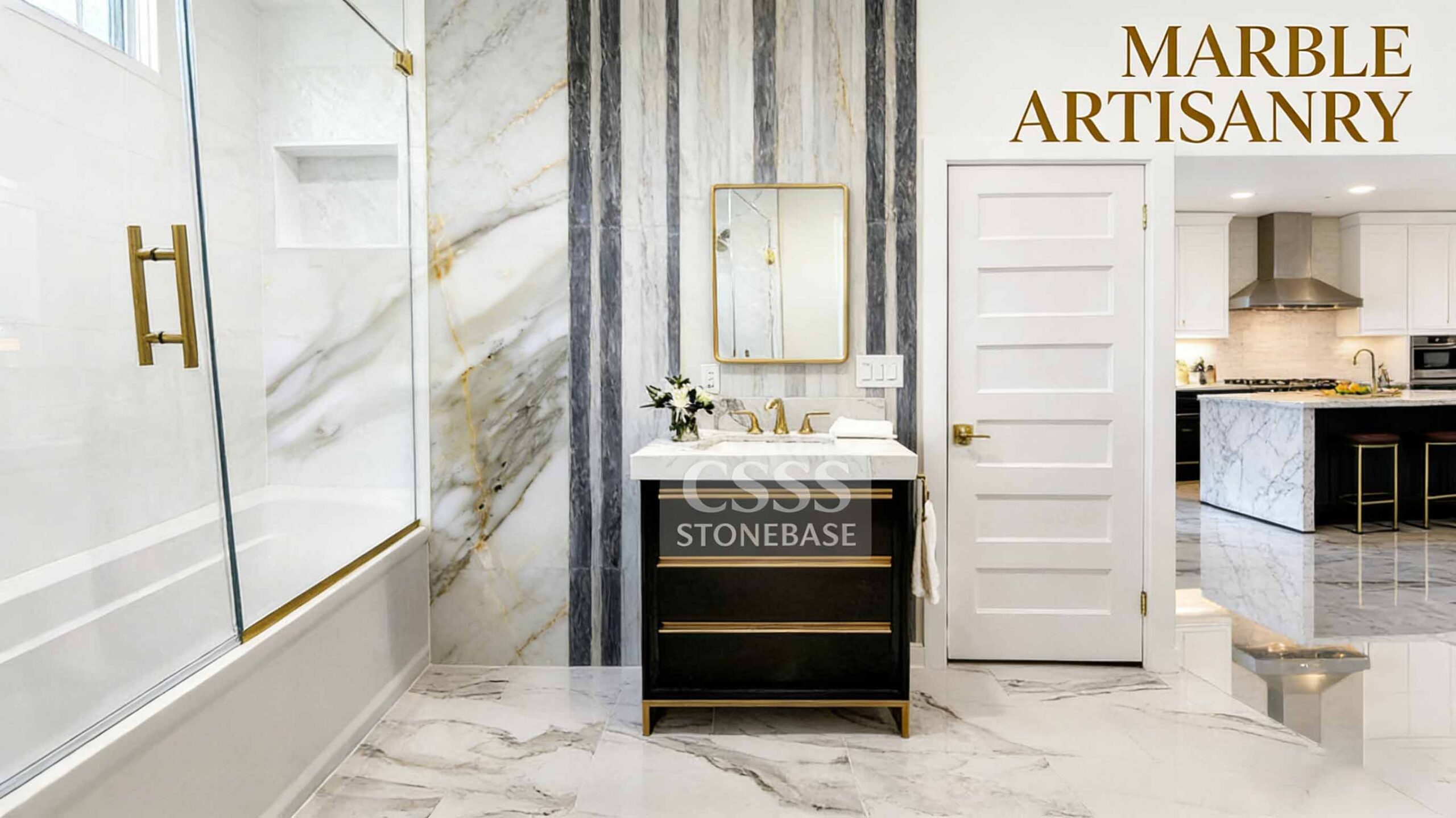 Calacatta Gold Marble Slabs for Countertops and Interior Projects