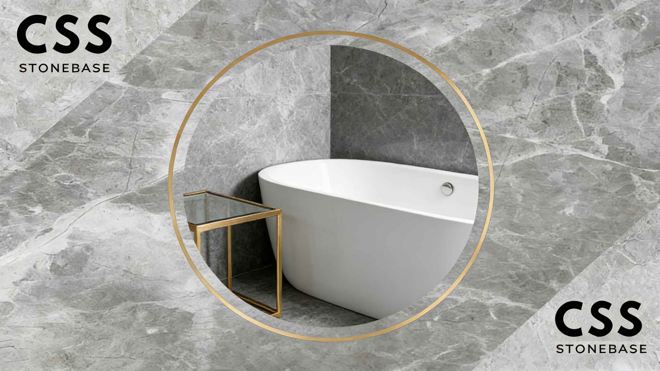 Grey Emperador Marble in Large-Scale Interior Architecture