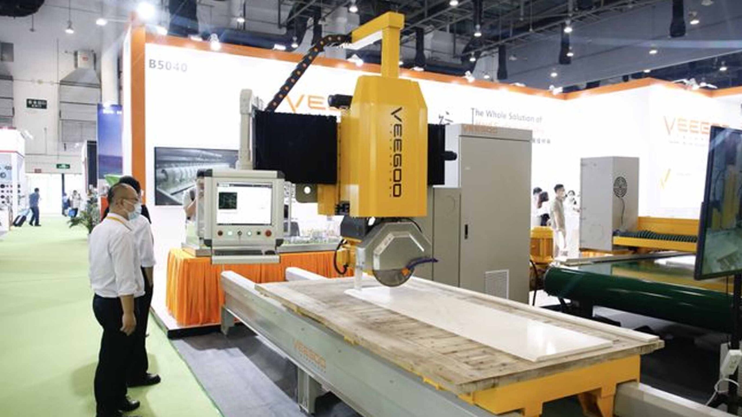 Visitor badge and registration steps for Xiamen Stone Fair 2026