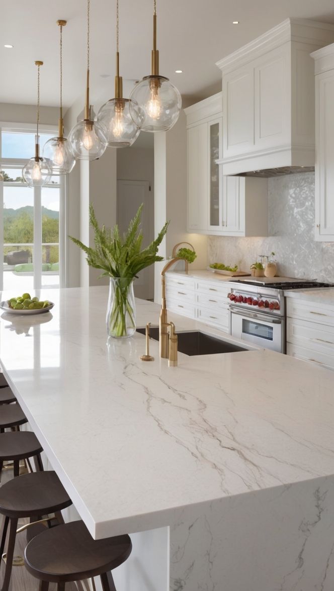 Residential Quartz Kitchen Countertops Residential Quartz Kitchen Countertops